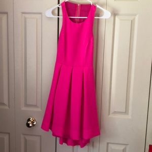 Hot pink dress